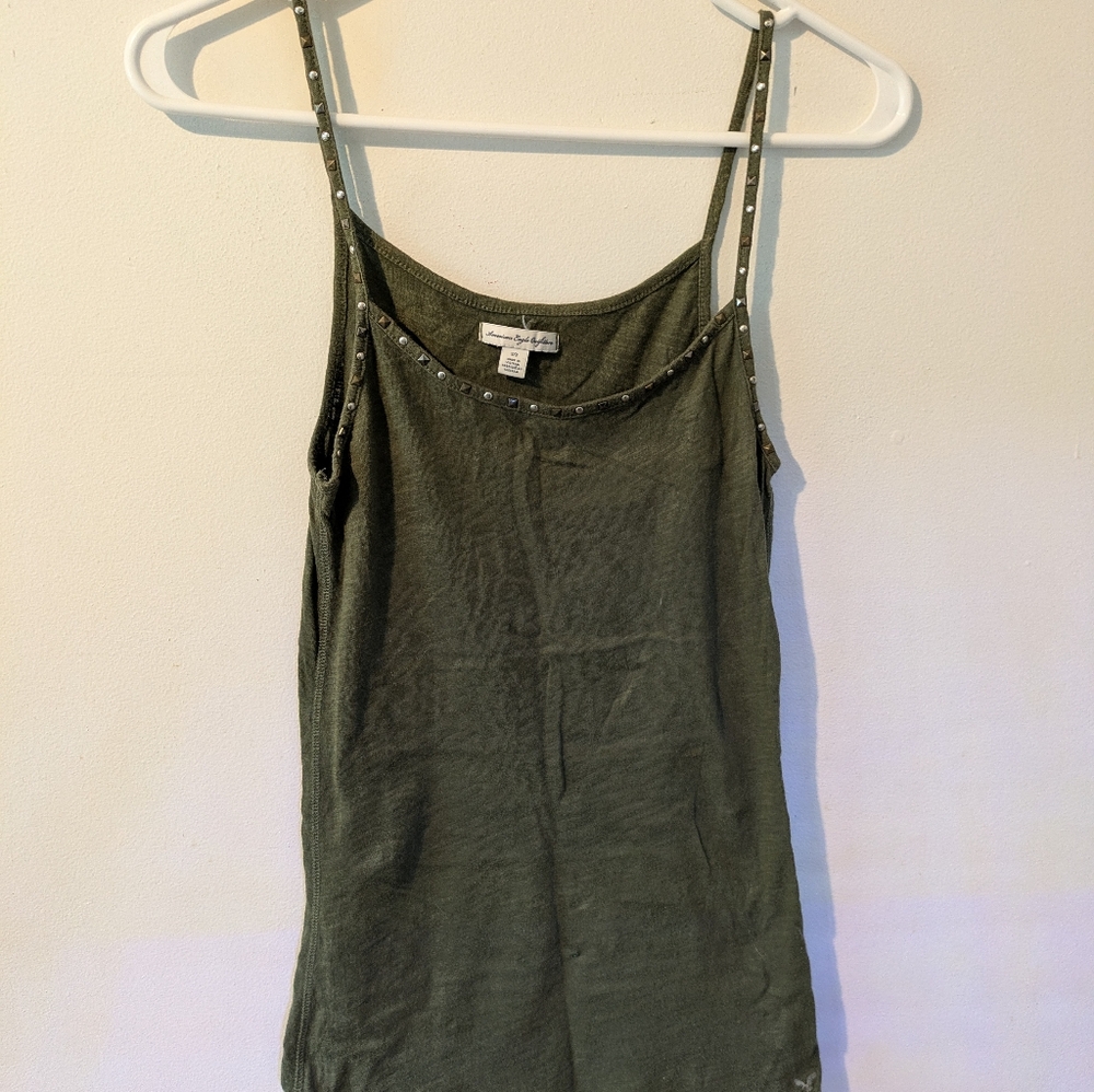 6 For $20 American Eagle Tank Metal Stud Straps Sz S